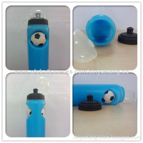 750mL PP Material Red Plastic Water Bottle, Made in China, Measures 7.5 x 26.5cm